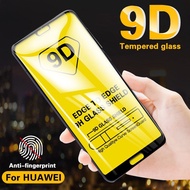 9D Full Cover Tempered Glass for Huawei Nova 2i 3i 4 7i 4E 5t 75G 7SE HUAWEI Y5 Y5P Y6P Y7P Y7Pro Y9