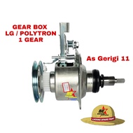 GEARBOX MESIN CUCI POLYTRON 1 GEAR AUTOMATIC GEAR BOX MESIN CUCI LG 1 TABUNG Top LOADING