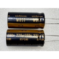Nichicon MUSE KZ 220uf 100v capacitor