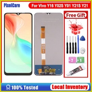 ☆ ➝ ➴ Original LCD With Frame For VIVO Y16 Y02S Y01  LCD Screen Display Touch Screen Digitizer Asse