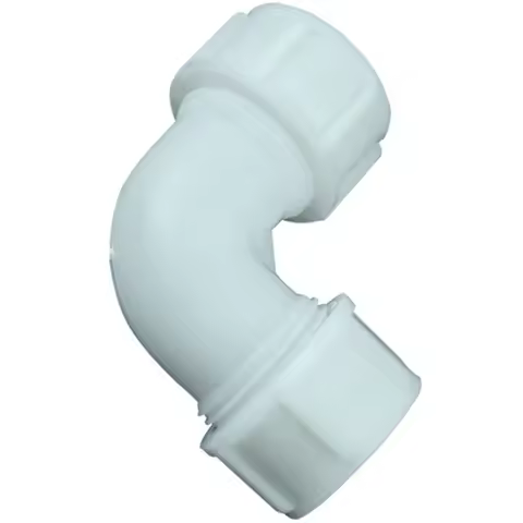 Quick Water Pipe Union Elbow Quick Connect Pipe Fittings Plastic PE Water Pipe Fittings 6 Points 4 P