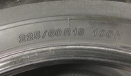 【優質輪胎】YOKOHAMA E51_225/60/18_兩條18年五五成新(胎紋約3.6mm_225-60-18)三重