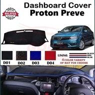 Proton Preve 2014-2023 Car Dashboard Cover Anti Slip Kain / Leather Kualiti 1pcs Accessories Automot