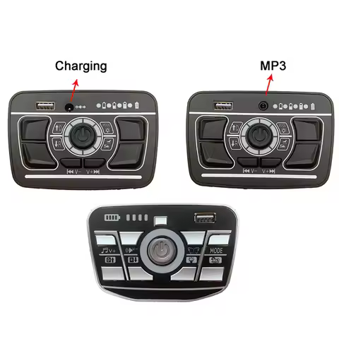 12V YJ ZK66 Children's Electric Vehicle Power Supply Central Control Switch Multi Functional Bluetoo