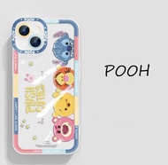 🔥ส่งจากไท🔥Mickey pooh winnie การ์ตูนน่ารัก โปร่งใส เคสไอโฟน 13 pro max 11 เคส for iphone 11 12 pro max case