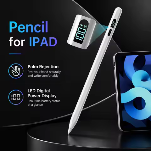 Pencil for Apple IPad, Palm Rejection, with LED Power Display, for IPad 9th 10th 11th A16 Stylus Pen