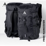 Men's Outdoor Backpack, Semi-Curly Backpack, 40L Travel Camping Bag