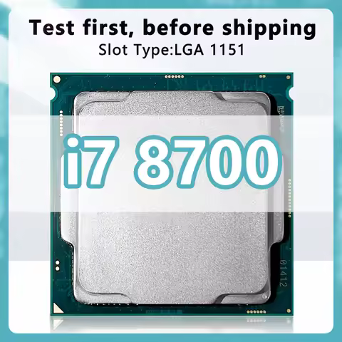 Core i7-8700 CPU 6 cores 12 threads 3.2GHz 12MB 65W 8th Generation Processor LGA1151 for H370 Z390 M