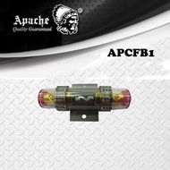Apache 60A Audio Amp Amplifier Round Fuse Box Holder For Car Auto Audio