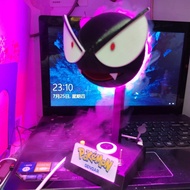 Pokemon Gengar Humidifier อะนิเมะ Gengar NightLight เครื่องฟอกอากาศ Ambient แสงน่ารัก LED โคมไฟตกแต่