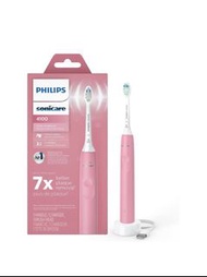 電動牙刷 Philips Sonicare 4100 Power Toothbrush, Rechargeable Electric Toothbrush with Pressure Sensor, Deep Pink