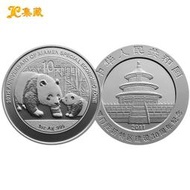 2011年廈門經濟特區建設30周年熊貓加字金銀幣紀念幣 1盎司銀幣