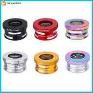 SQE IN stock! 44mm Bicycle Foldable Headset Aluminum Alloy Built-in Bearing Compatible For Dahon Bya412 P18 P8
