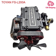 TOYAN  FS-L200A Twin-cylinder Engine All-metal Model Methanol Fuel Miniature Mini Engine Mechanical 