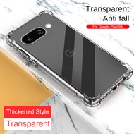 For Google Pixel 9a Soft Silicone Transparent Shockproof Case Google Pixel 9A Pixel9a Anti-Yellow Ph