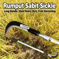 Rumput Sickle weed Sickle Sabit outdoor removal heavy duty Buah Adventure 60cm long