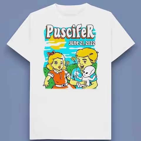 Hot Item Puscifer Band June 21 2022 T shirt for Friend Size S 4XL