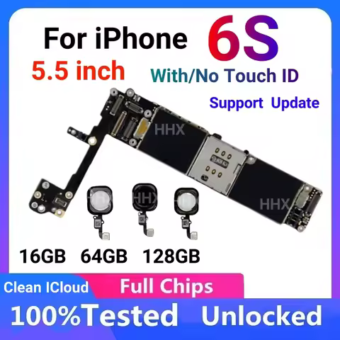 No ICloud ID Lock For iPhone 6s Full Chips Motherboard Support iOS Update Clean ICloud Logic Board W