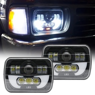 5x7'' 7x6'' LED Headlight for Jeep Wrangler YJ Cherokee XJ Comanche MJ H6054 H5054 LED Headlamp for 
