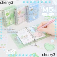 CHERRY M5 Notebooks, PP Kawaii Handbooks, 2025 Portable Parper Binder Planner