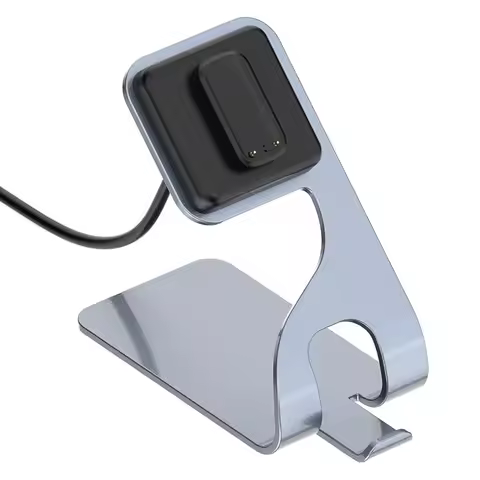 Charger Dock for Fitbit Charge 6 / Charge 5 / Luxe Charging Holder Replacement Aluminum Charging Sta