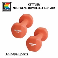 Ready Dumbell - Barbell Kettler Neoprene Dumbell 4kg /pair