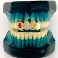 Emerald Gold Braces Men Christmas Set Unique Braces p875