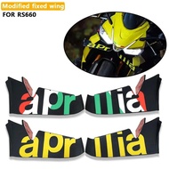 For RS660 spoiler accessories side wings side lower fairing RS 660 rs660 accessories motorcycle wing