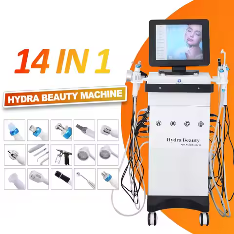 14 In 1 hydra beauty facial Machine Skin Peeling hydra beauty facial Aqua Peel Machine beautiful equ