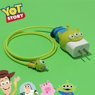 Charging Cable Protector charger Cover Little Green Man case TYPE C 53006