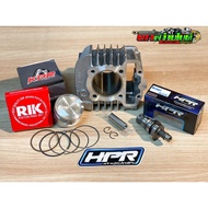 ชุดเสื้อสูบลูก 53/54 งานKDR พร้อมหลบวาล์ว + แคมเต้าหู้ 8 ริ้ว N1/2 สำหรับรถ Wave110i/Dream110i/เวฟ11