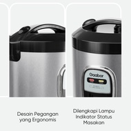 Gaabor Multi Function Rice Cooker 1L, Low Watt 400W, Food Grade Non-Stick