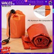 <wales> Compact Sleeping Bag Compact Camping Gear Emergency Waterproof Sleeping Bag Thermal Blanket 