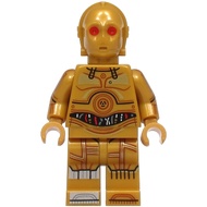 Original Lego Star Wars - C-3PO (Printed Legs, Toes and Arms, Red Eyes) 75418 Minifigure new