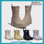 ROCKFISH WOMEN WEATHERWER FLATFORM RAIN BOOTS MIDDLE - 6 color
