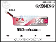 Pin 1S GNB 550mAh100C 3.8V LiHV Battery jack PH2.0 / dẹp K110S / beta