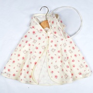 Áo choàng cho bé 3 lớp Xô Muslin kèm kính chắn gió chắn bụi Áo choàng chống nắng cho bé LumBaby