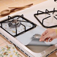 4 Pcs Non-stick Gas Range Hob Protectors Stove Burner Covers Protection Pad