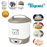 Toyomi 0.6L Mini Rice Cooker with Stainless Steel Pot RC 616