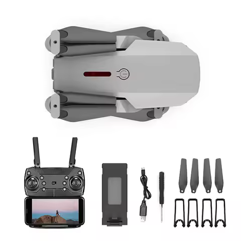 4K High-Pixel Camera WIFI Folding Drone High-Power Remote Control Aircraft Travel Aerial Photography