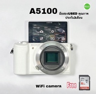 Sony A5100 body Camera 24MP Full HD movie กล้องดีที่น่าใช้ Fast AF  WiFi NFC จอใหญ่พับได้ 3” LCD Tou