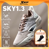 XTEP Sky1.3 Basketball Shoes Tough Wed Tec Upper ACE Supercritical Cushioning Wear-resistant Rubber 