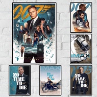 007:No Time To Die of Furniture Decoration Kraft Paper Retro Posters