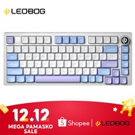 AULA LEOBOG Hi75 75% Mechanical Keyboard 81 Keys Wired Hot Swap RGB Gasket Structure With Knob Cust