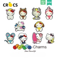 Crocs jibbitz crocs Shoes Flower crocs Shoe Buckle Decoration Cute Cartoon Zhibixing HelloKitty Cat