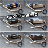 ชุดท่อ GPX Drone150/โดรน150+Ak14นิ้ว ดำ
