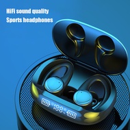 TWS Ear Hook Headphones Bluetooth V5.1 Wireless Sports Headset Noise Reduction Music Earphones Earbuds With Mic for Smartphone