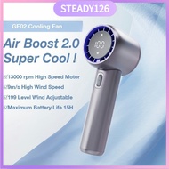 GF02 Handheld Fan 199 Level Strong Wind Portable Bladeless Fan Rechargeable With Air Turbo Cooler Mi