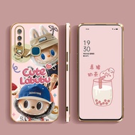 Cute LABUBU phone casing for OPPO A15S A35 A5 A9 2020 A57 4G A73 F5 F7 F9 Realme Note 50 Realme  5 5