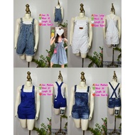 [New Arrival] Preloved Denim|Cotton Romper, Jumpsuit Mix Jumpsuit for Women Denim Jumpsuit